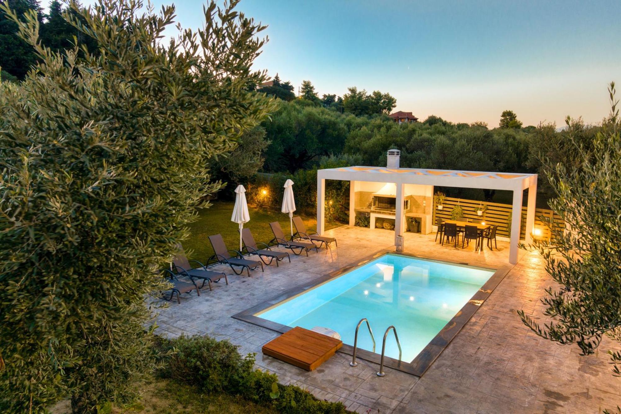 Valeria Private Villa Plános Exterior foto